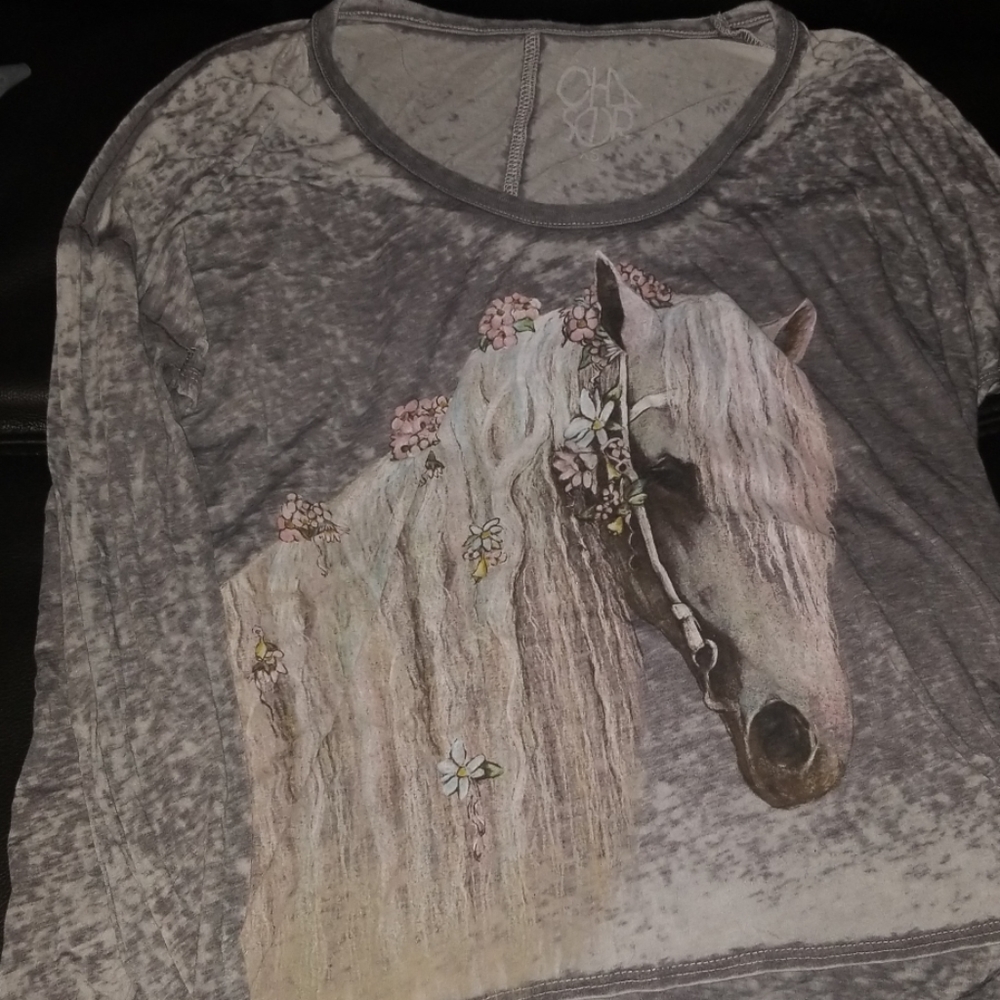 NWOT CHASER Horse Shirt